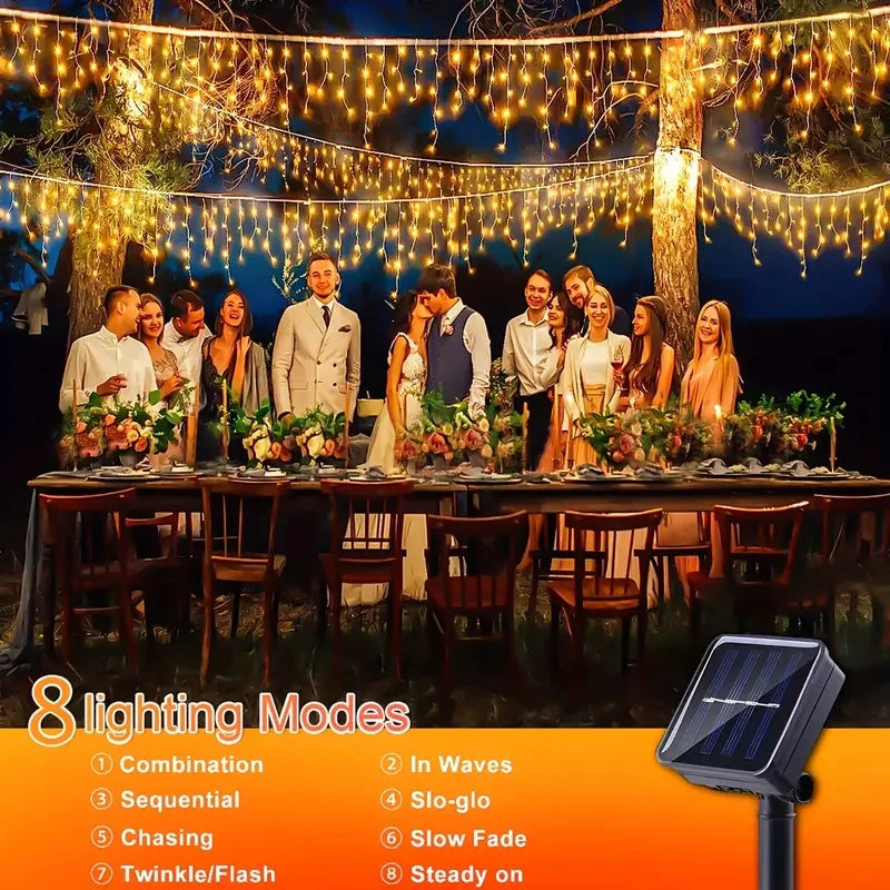 OSIDEN Solar Star Fairy Lights 🌙